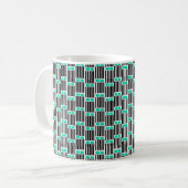 Linien und Felder Kaffeetasse (Vorderseite Links)