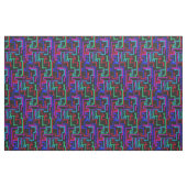 Linien und Knoten - Neon Stoff (Fat Quarter (45,7 x 55,9 cm))