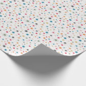 Linien und Punkte Geschenkpapier (Ecke)