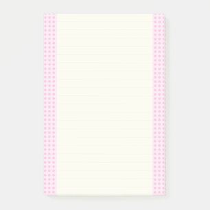 Linien und Punkte Post-it Klebezettel