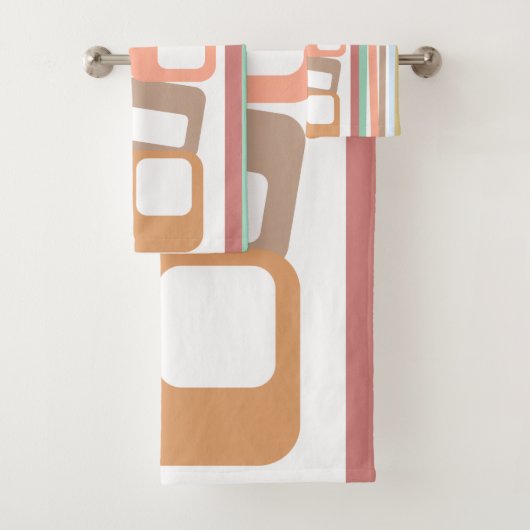 Linien und Rechtecke Badhandtuch Set (Insitu)