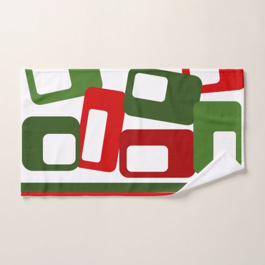 Linien und Rechtecke Badhandtuch Set (Handtuch)