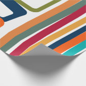 Linien und Rechtecke Geschenkpapier (Ecke)