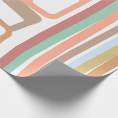 Linien und Rechtecke Geschenkpapier (Ecke)