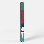 Linien und Rechtecke iPhone Hülle (Rechte Seite)