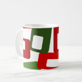 Linien und Rechtecke Kaffeetasse (Vorderseite Links)