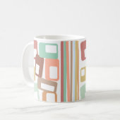 Linien und Rechtecke Kaffeetasse (Vorderseite Links)