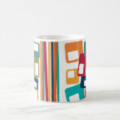Linien und Rechtecke Kaffeetasse (Mittel)