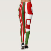 Linien und Rechtecke Leggings (Rückseite)