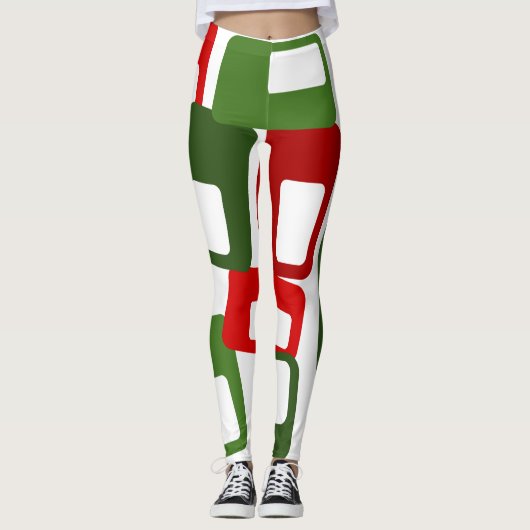 Linien und Rechtecke Leggings (Vorderseite)