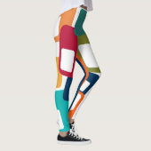 Linien und Rechtecke Leggings (Rechts)