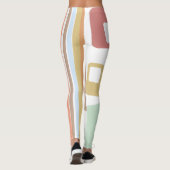 Linien und Rechtecke Leggings (Rückseite)