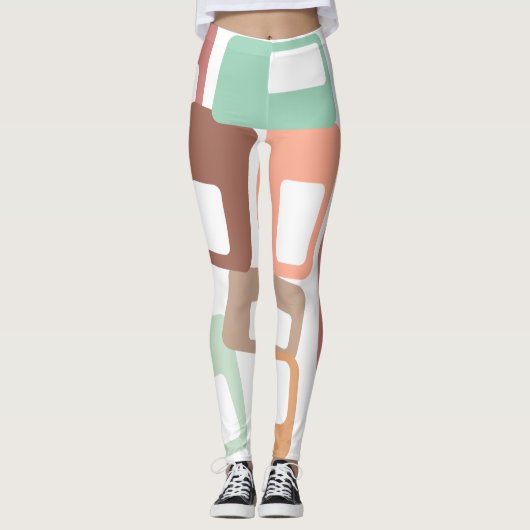 Linien und Rechtecke Leggings (Vorderseite)