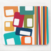 Linien und Rechtecke Mauszeiger Mousepad (Vorne)