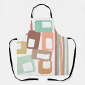 Linien und Rechtecke Schürze (Vorderseite)