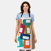 Linien und Rechtecke Schürze (Getragen)