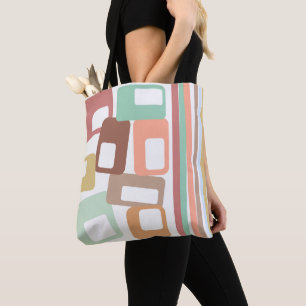Linien und Rechtecke Tasche