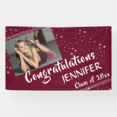 Linien und Sterne | Editierbare Farben | FOTO ABSC Banner (Horizontal)