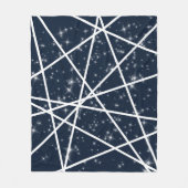 Linien und Sterne Fleece Blanket (Vorderseite)