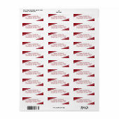 Linien- und Sternenkecken | rot und weiß (Vorne)