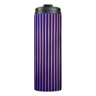 Linien von der Rolltreppe. Die Linie von der viole Thermosbecher