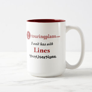 Linien Zwei-Tone 15 oz. Tasse