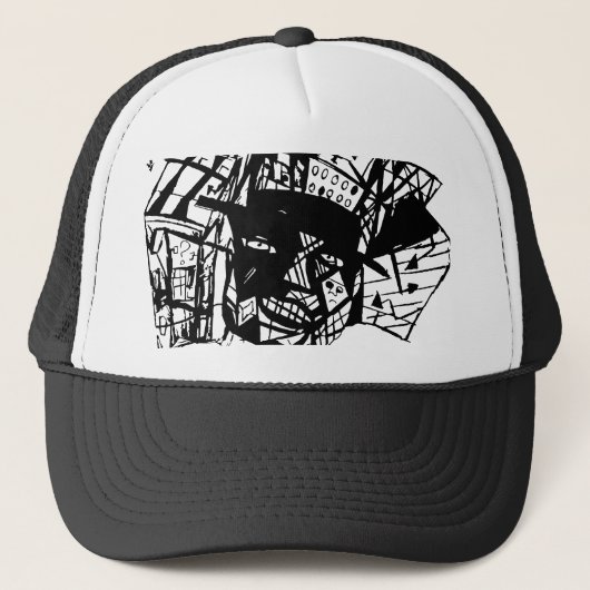 LINIENFACE SVG TRUCKERKAPPE (Vorderseite)