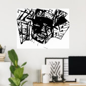 LINIENFLÄCHE POSTER (Heimbüro)