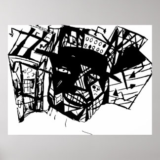 LINIENFLÄCHE POSTER