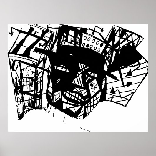LINIENFLÄCHE POSTER (Vorne)