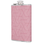 Liniengeometrie: Moderne Vintage Textur Flachmann (Links)