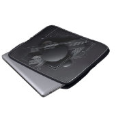 Liniengrafik Laptopschutzhülle (Vorne Knopf)