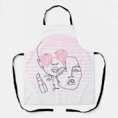 Liniengrafiken Schürze (Vorderseite)