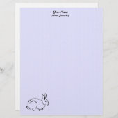 Linienkaninchen Briefbogen (Vorne/Hinten)