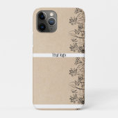 Linienkunst auf Kraftpapier Case-Mate iPhone Hülle (Rückseite)