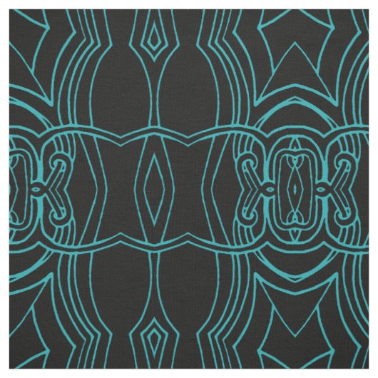 Linienkunst-Designmuster Stoff (Muster)