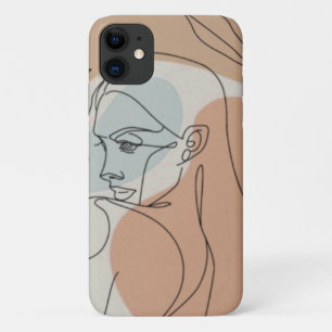 Linienkunst Frau Case-Mate iPhone Hülle