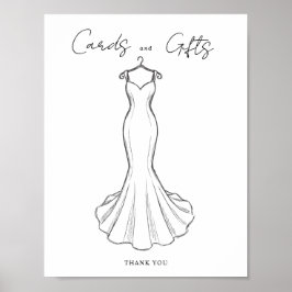 Linienkunst Minimalistische Karten & Geschenke Sch Poster