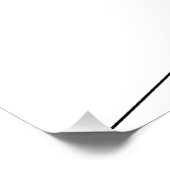 Linienkunstillustration eines Snowboarders Poster (Ecke)
