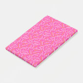 Linienmuster 1 post-it klebezettel (angewinkelt)