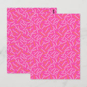 Linienmuster 1 postkarte (Vorne/Hinten)