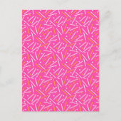 Linienmuster 1 postkarte (Vorderseite)