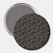 Linienmuster 4 magnet (Vorderseite/Rückseite)