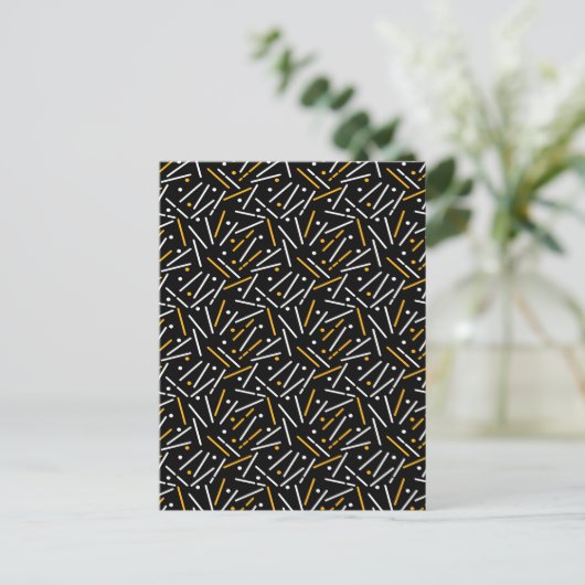 Linienmuster 4 postkarte (Stehend Vorderseite)