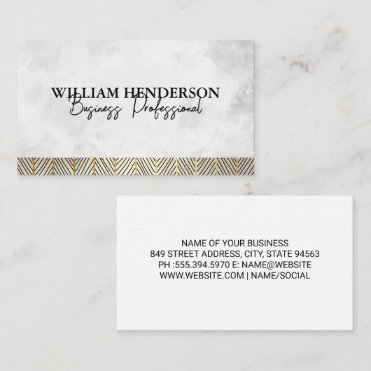 Linienmuster | Hintergrund Visitenkarte (Vorne/Hinten)