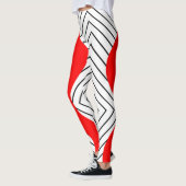 Linienmuster Leggings (Links)