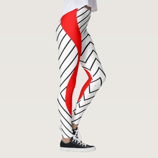 Linienmuster Leggings (Rechts)