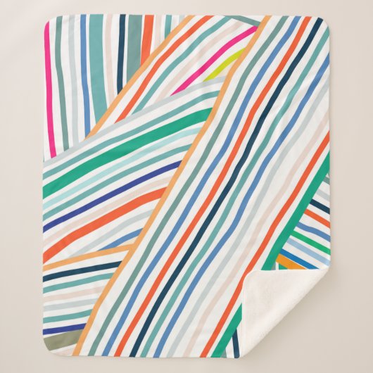 Linienmuster Sherpadecke (Vorderseite)