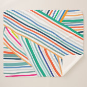 Linienmuster Sherpadecke (Vorderseite (Horizontal))