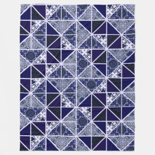 Linienquilt Fleecedecke